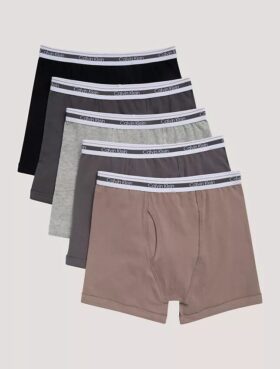 Lot de 5 Boxers en Cotton Stretch pour Garçons