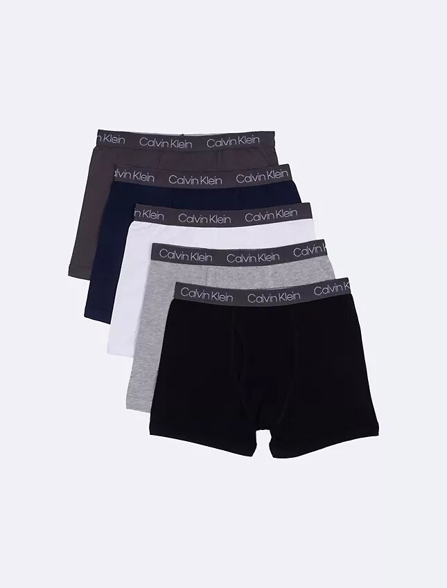 Lot de 5 Boxers en Cotton Stretch pour Garçons Lot de 5 Boxers en Cotton Stretch pour Garçons