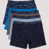 Lot de 5 Boxers en Cotton Stretch pour Garçons Lot de 5 Boxers en Cotton Stretch pour Garçons
