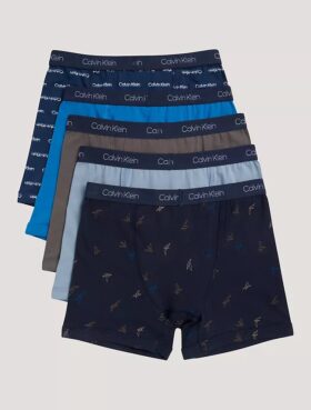 Lot de 5 Boxers en Cotton Stretch pour Garçons