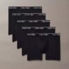 Lot de 5 Boxers en microfibre extensible Lot de 5 Boxers en microfibre extensible