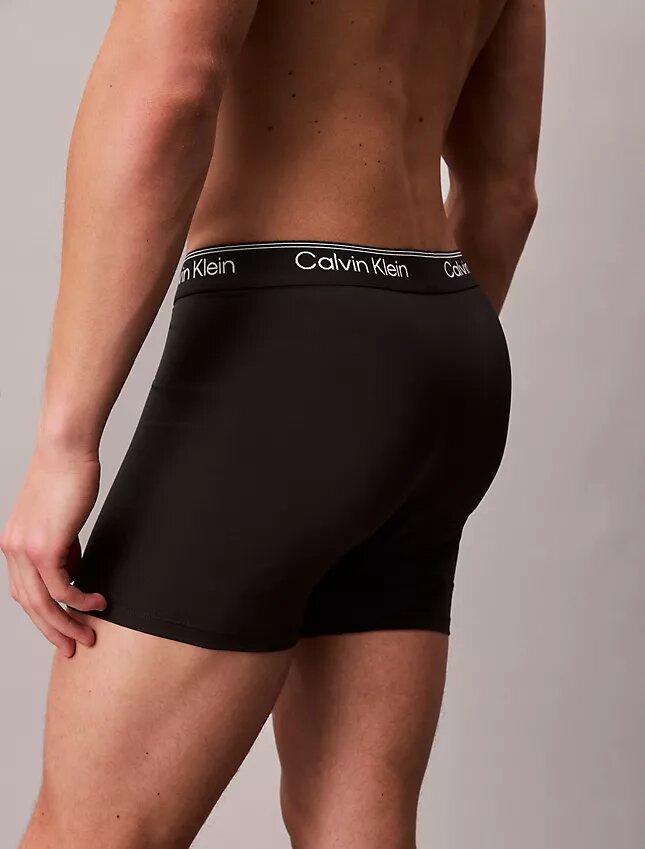 Lot de 5 Boxers en microfibre extensible Lot de 5 Boxers en microfibre extensible