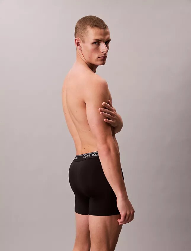 Lot de 5 Boxers en microfibre extensible Lot de 5 Boxers en microfibre extensible