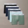 Lot de 5 Boxers Icon en Cotton Stretch