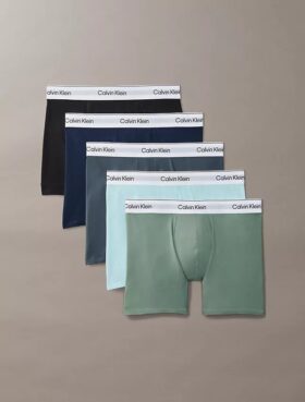 Lot de 5 Boxers Icon en Cotton Stretch