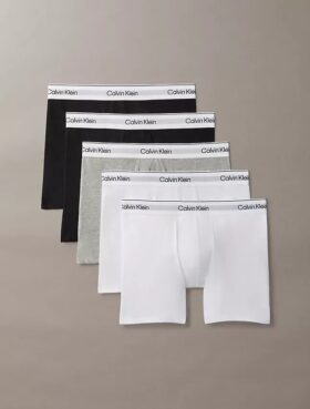 Lot de 5 Boxers Icon en Cotton Stretch