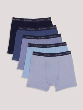 Lot de 5 Boxers unis pour garçons