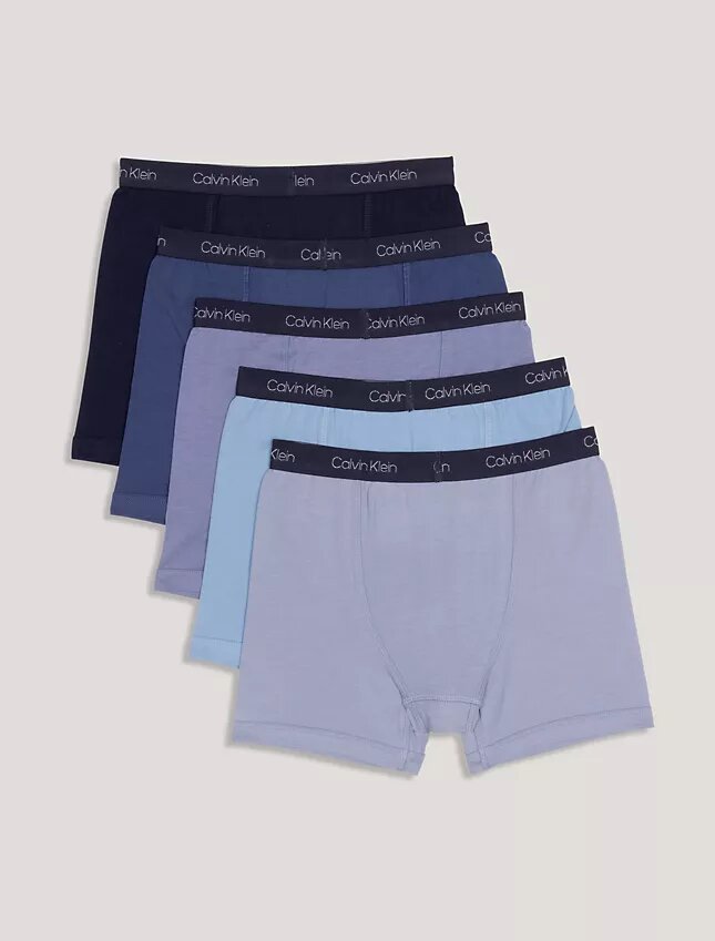 Lot de 5 Boxers unis pour garçons Lot de 5 Boxers unis pour garçons