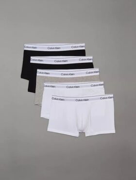 Lot de 5 Low Rise Trunks en Cotton Stretch Icon