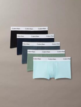 Lot de 5 Low Rise Trunks en Cotton Stretch Icon