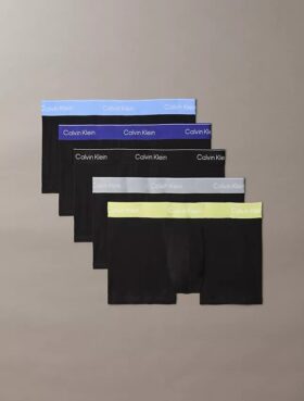 lot de 5 low rise trunks icon en cotton stretch 1 280x369 - Lot de 5 Low Rise Trunks Icon en Cotton Stretch
