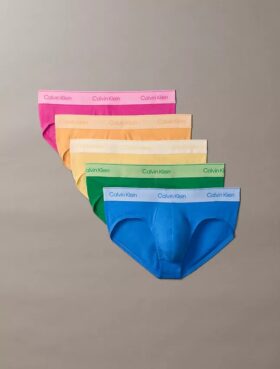Lot de 5 slips Icon Cotton Stretch Pride