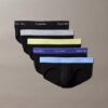 Lot de 5 slips taille basse Icon Cotton Stretch
