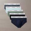 Lot de 5 slips taille basse Icon Cotton Stretch