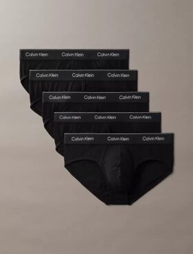 Lot de 5 slips taille basse Icon Cotton Stretch