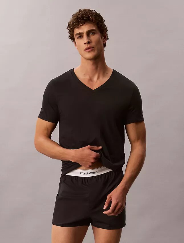 Lot de 5 t-shirts à col en V coupe classique Cotton Classics Lot de 5 t-shirts à col en V coupe classique Cotton Classics