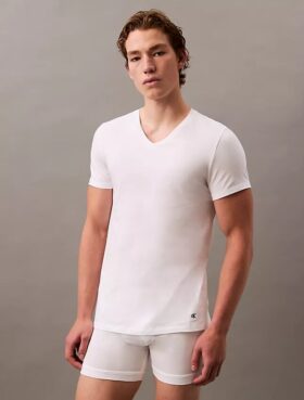 Lot de 5 t-shirts à col en V coupe classique Cotton Classics Lot de 5 t-shirts à col en V coupe classique Cotton Classics
