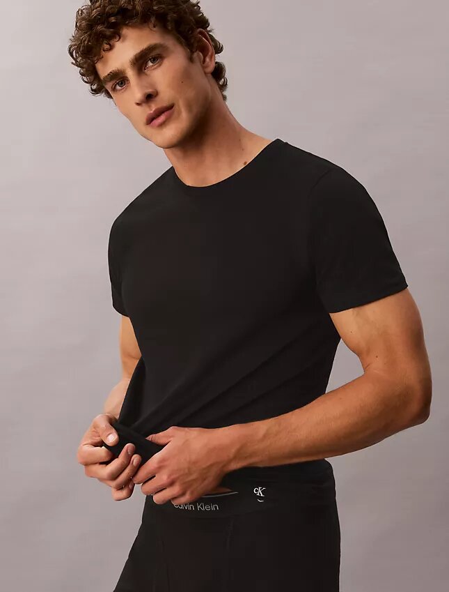 Lot de 5 t-shirts à col rond coupe classique Cotton Classics Lot de 5 t-shirts à col rond coupe classique Cotton Classics