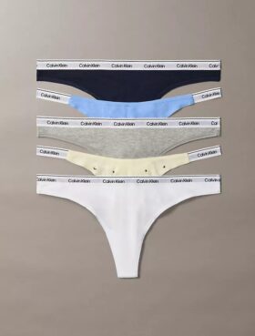 Lot de 5 Thongs assortis avec logo Icon