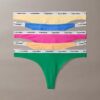 Lot de 5 Thongs assortis avec logo Icon