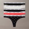 Lot de 5 Thongs avec logo emblématique Lot de 5 Thongs avec logo emblématique