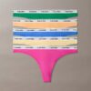 Lot de 5 Thongs avec logo emblématique Lot de 5 Thongs avec logo emblématique