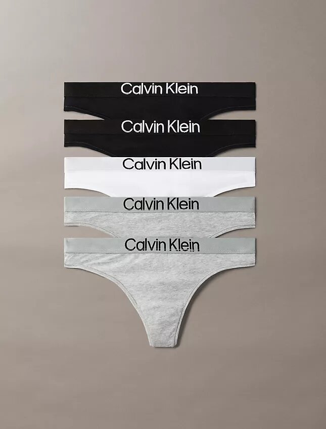 Lot de 5 Thongs en coton Lot de 5 Thongs en coton