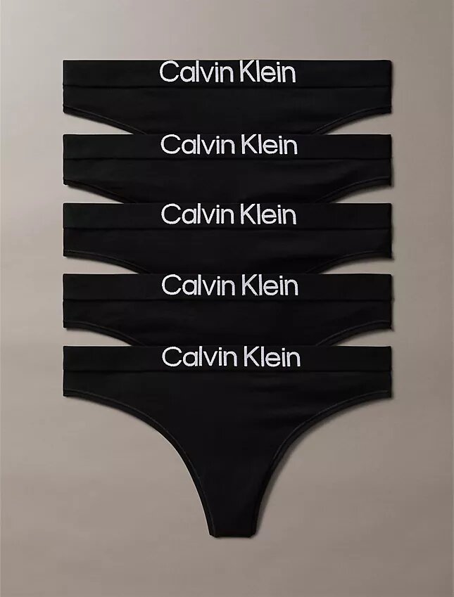 Lot de 5 Thongs en coton Lot de 5 Thongs en coton