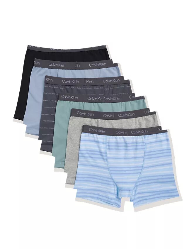 Lot de 6 Boxers en Cotton Stretch pour Garçons Lot de 6 Boxers en Cotton Stretch pour Garçons