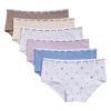 Lot de 6 Hipster en coton Stretch pour filles Lot de 6 Hipster en coton Stretch pour filles