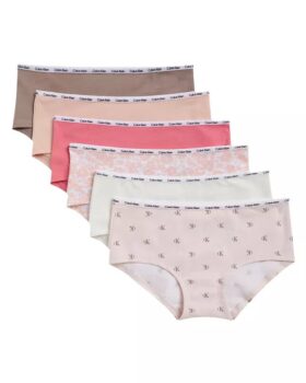 Lot de 6 Hipster en coton Stretch pour filles