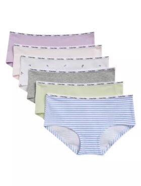 Lot de 6 Hipster en coton Stretch pour filles