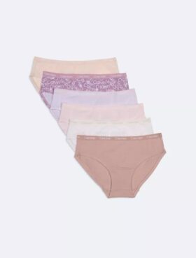 Lot de 6 Hipster à logo pour filles