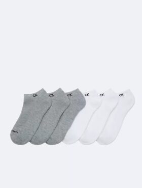 Lot de 6 paires de chaussettes invisibles rembourrées