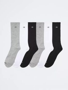 Lot de 6 paires de chaussettes mi-mollet rembourrées