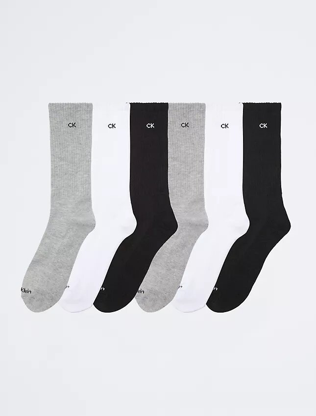 Lot de 6 paires de chaussettes mi-mollet rembourrées Lot de 6 paires de chaussettes mi-mollet rembourrées