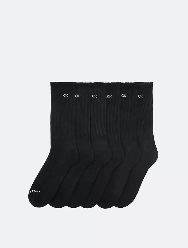 Lot de 6 paires de chaussettes mi-mollet rembourrées Lot de 6 paires de chaussettes mi-mollet rembourrées