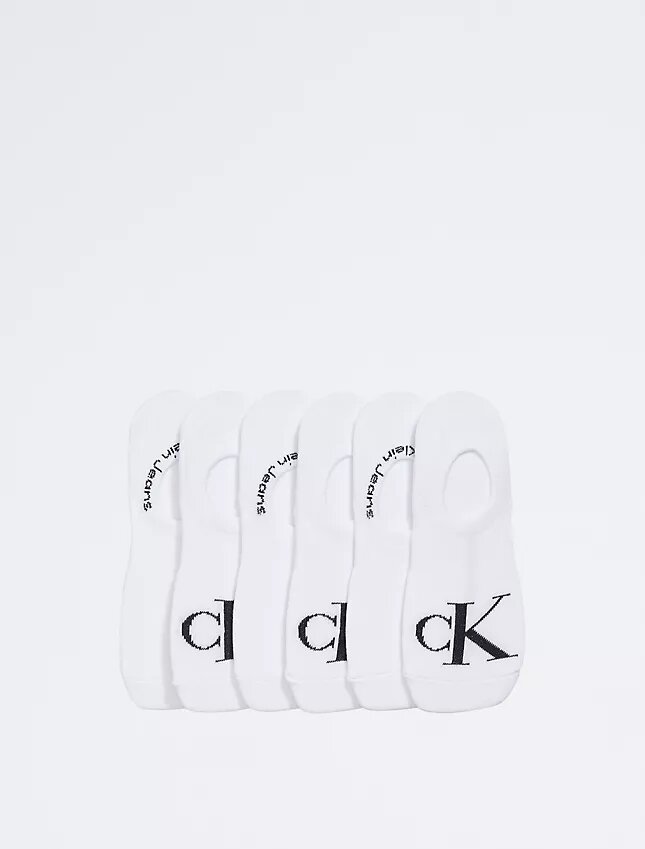 Lot de 6 paires de chaussettes à monogramme en tricot plat Lot de 6 paires de chaussettes à monogramme en tricot plat