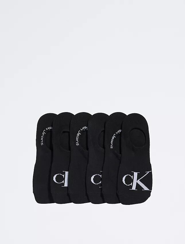 Lot de 6 paires de chaussettes à monogramme en tricot plat Lot de 6 paires de chaussettes à monogramme en tricot plat