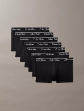 Lot de 7 boxers Low Rise Trunk en microfibre extensible