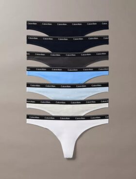 Lot de 7 strings Icon Logo Thong