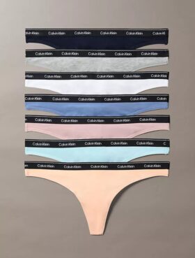 Lot de 7 strings Icon Logo Thong