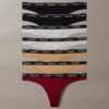 Lot de 7 strings Icon Logo Thong