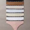 Lot de 7 strings modernes en Cotton Stretch Calvin Klein 1996 Lot de 7 strings modernes en Cotton Stretch Calvin Klein 1996