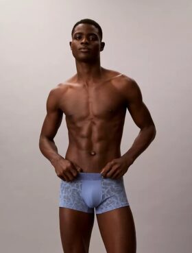 Low Rise Trunk en microfibre et dentelle
