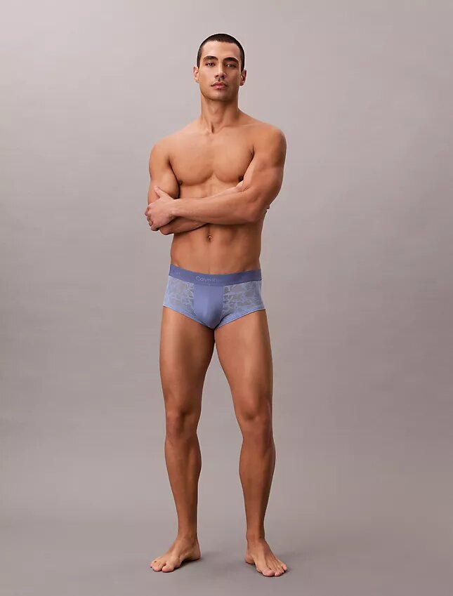 Low Rise Trunk en microfibre et dentelle Low Rise Trunk en microfibre et dentelle
