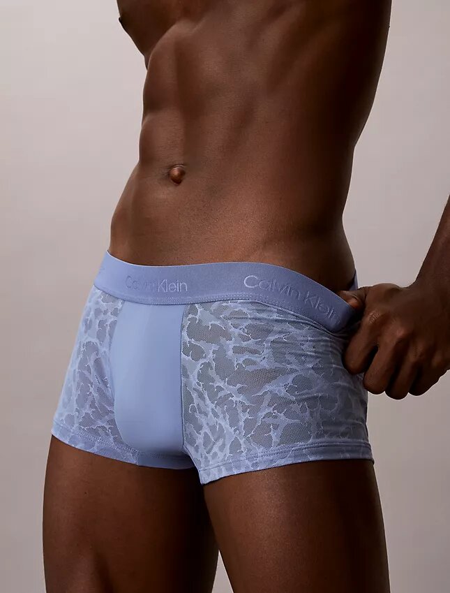 Low Rise Trunk en microfibre et dentelle Low Rise Trunk en microfibre et dentelle