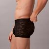 Low Rise Trunk en microfibre et dentelle Low Rise Trunk en microfibre et dentelle