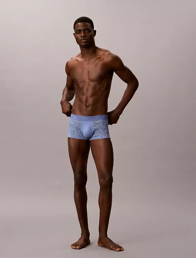 Low Rise Trunk en microfibre et dentelle Low Rise Trunk en microfibre et dentelle