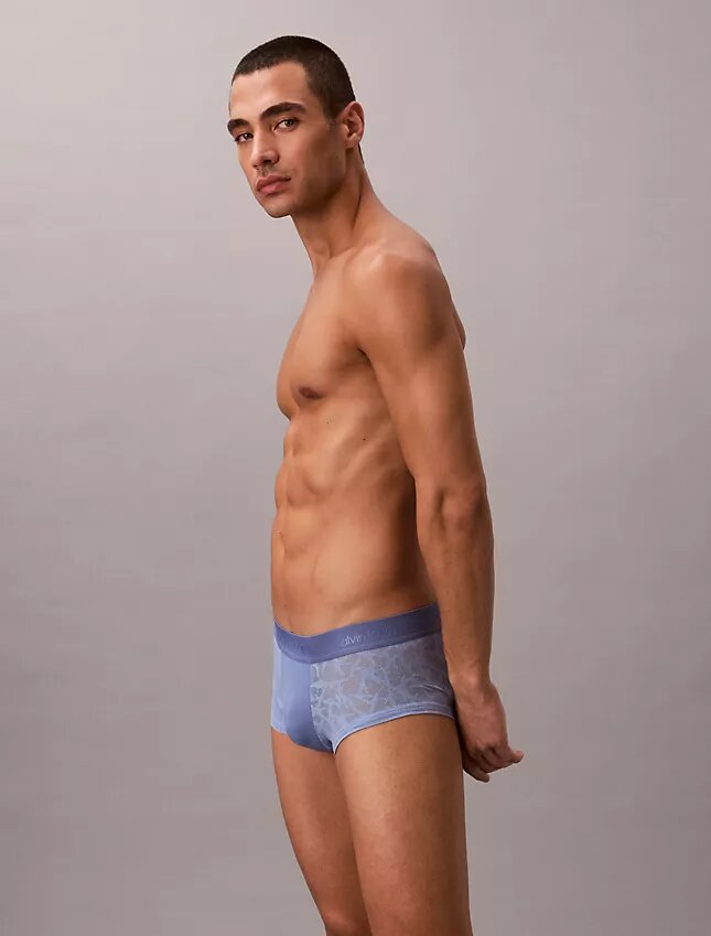 Low Rise Trunk en microfibre et dentelle Low Rise Trunk en microfibre et dentelle
